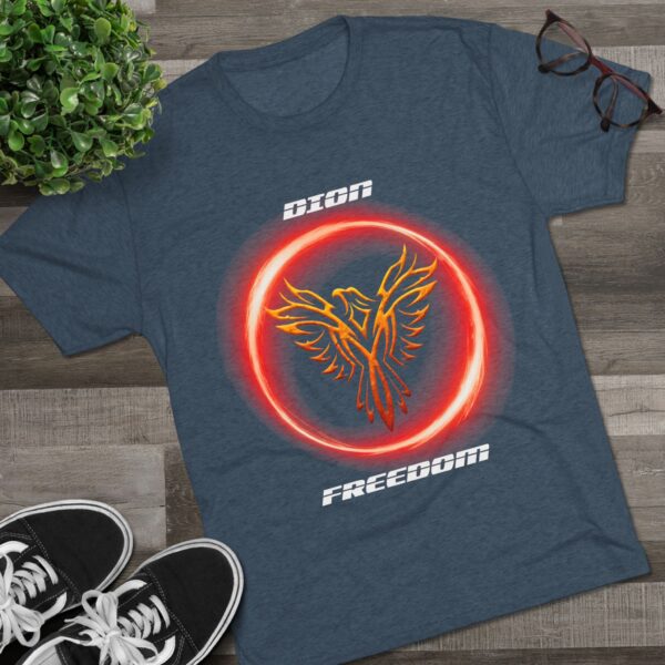 "Freedom" Unisex Tri-Blend Crew Tee - Image 7