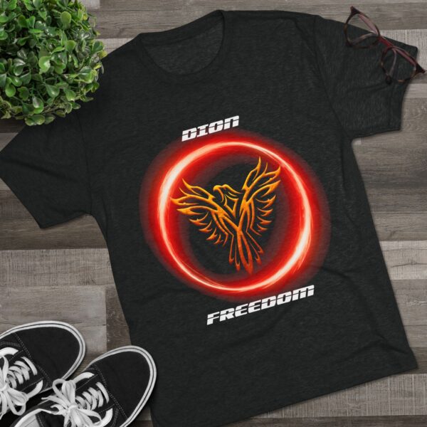 "Freedom" Unisex Tri-Blend Crew Tee - Image 3