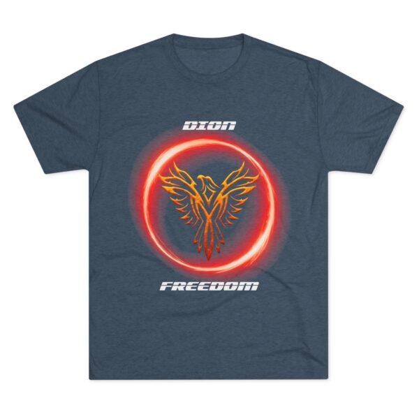"Freedom" Unisex Tri-Blend Crew Tee - Image 5